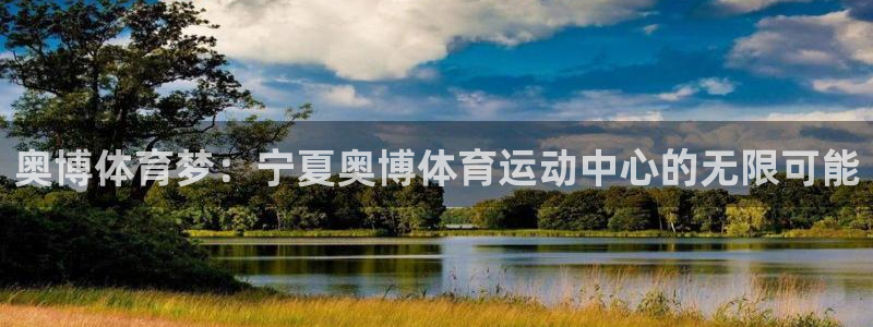 意昂的动画：奥博体育梦：宁夏奥博体育运动中心的无限可能